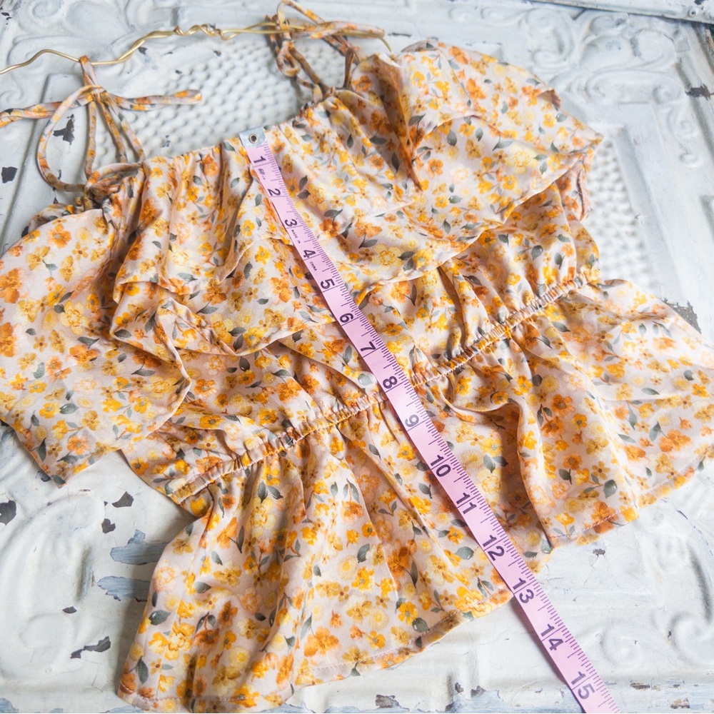 Floral Ruffle Tiered Cami - Picture 5 of 6